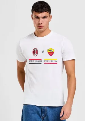 AC Milan vs AS Roma Perth Tour Event Tee