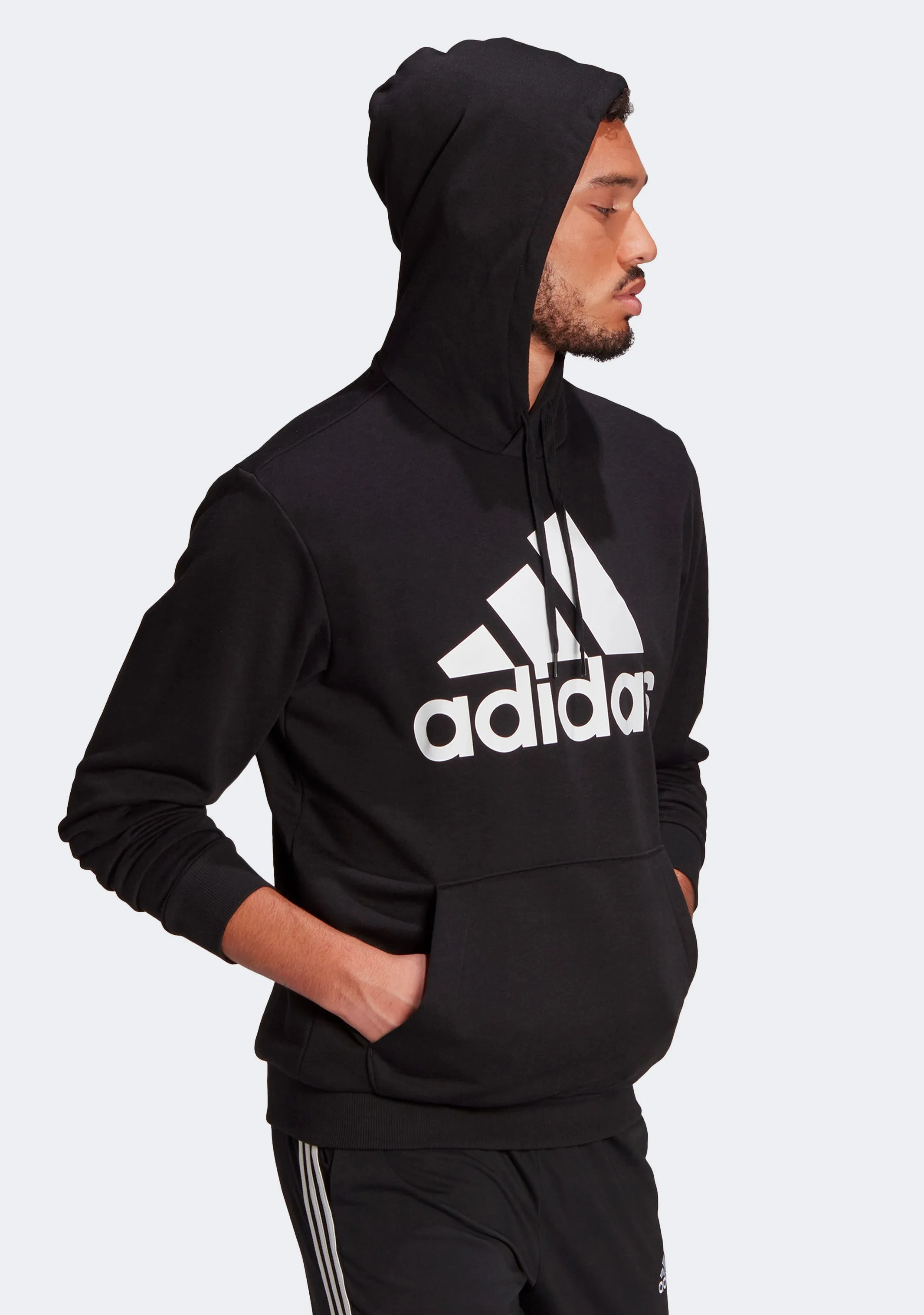 Adidas Men??s Big Logo French Terry Hoodie
