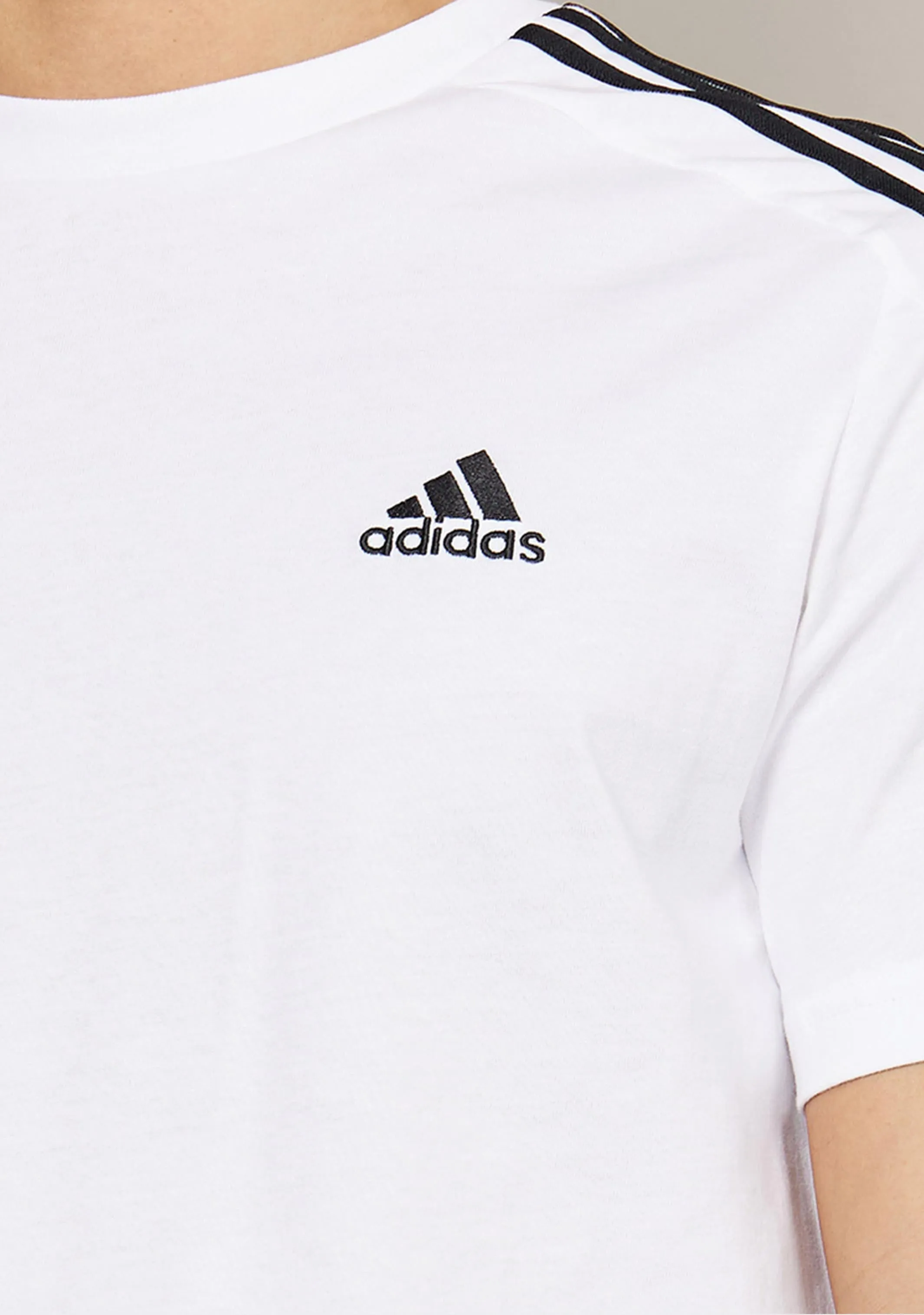 Adidas Men's ESS 3 Stripe SJ Tee