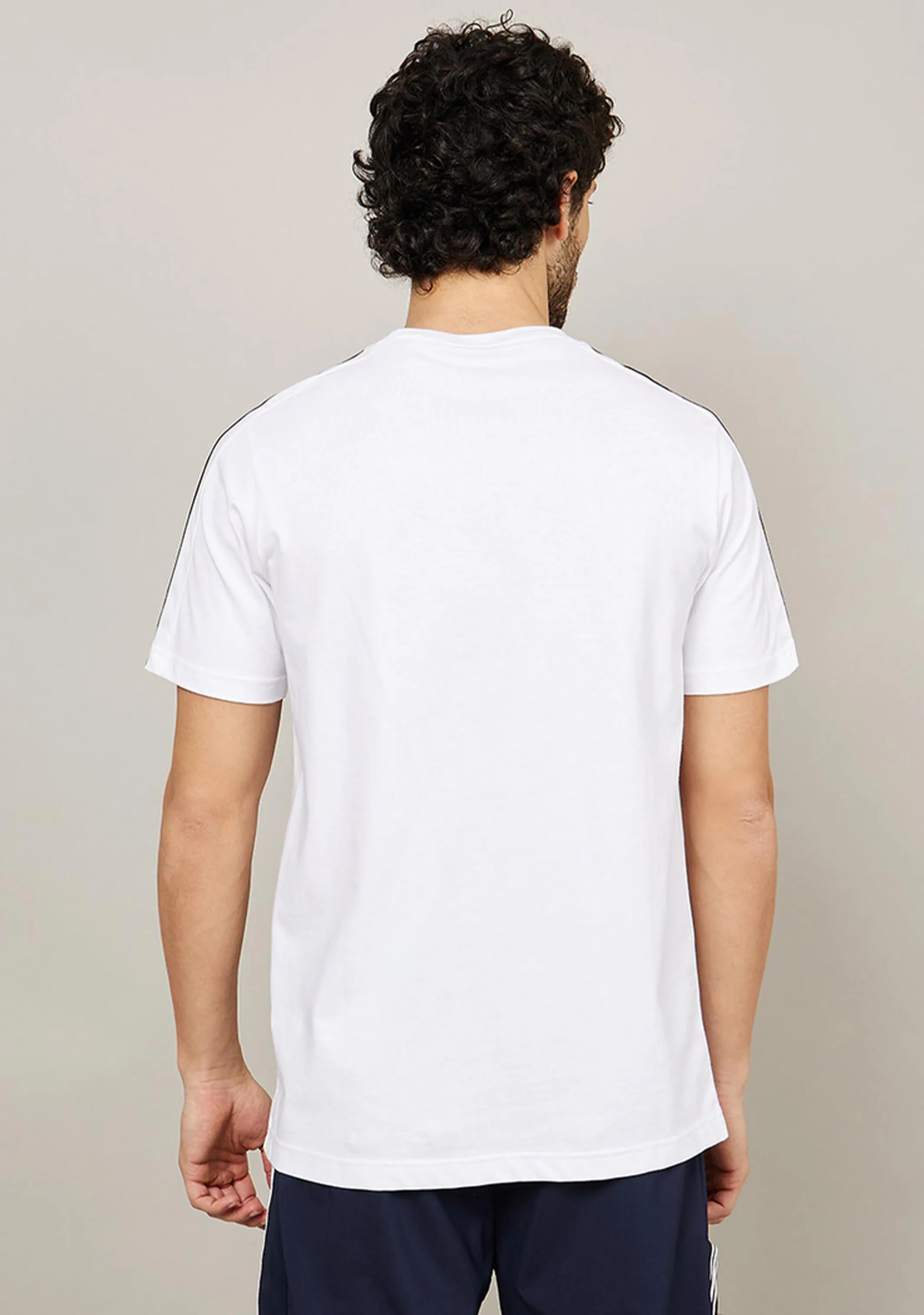 Adidas Men's ESS 3 Stripe SJ Tee