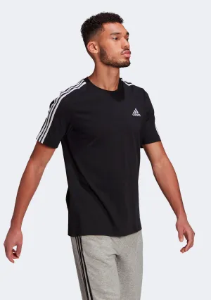 Adidas Men??s Essentials 3 Stripes Tee