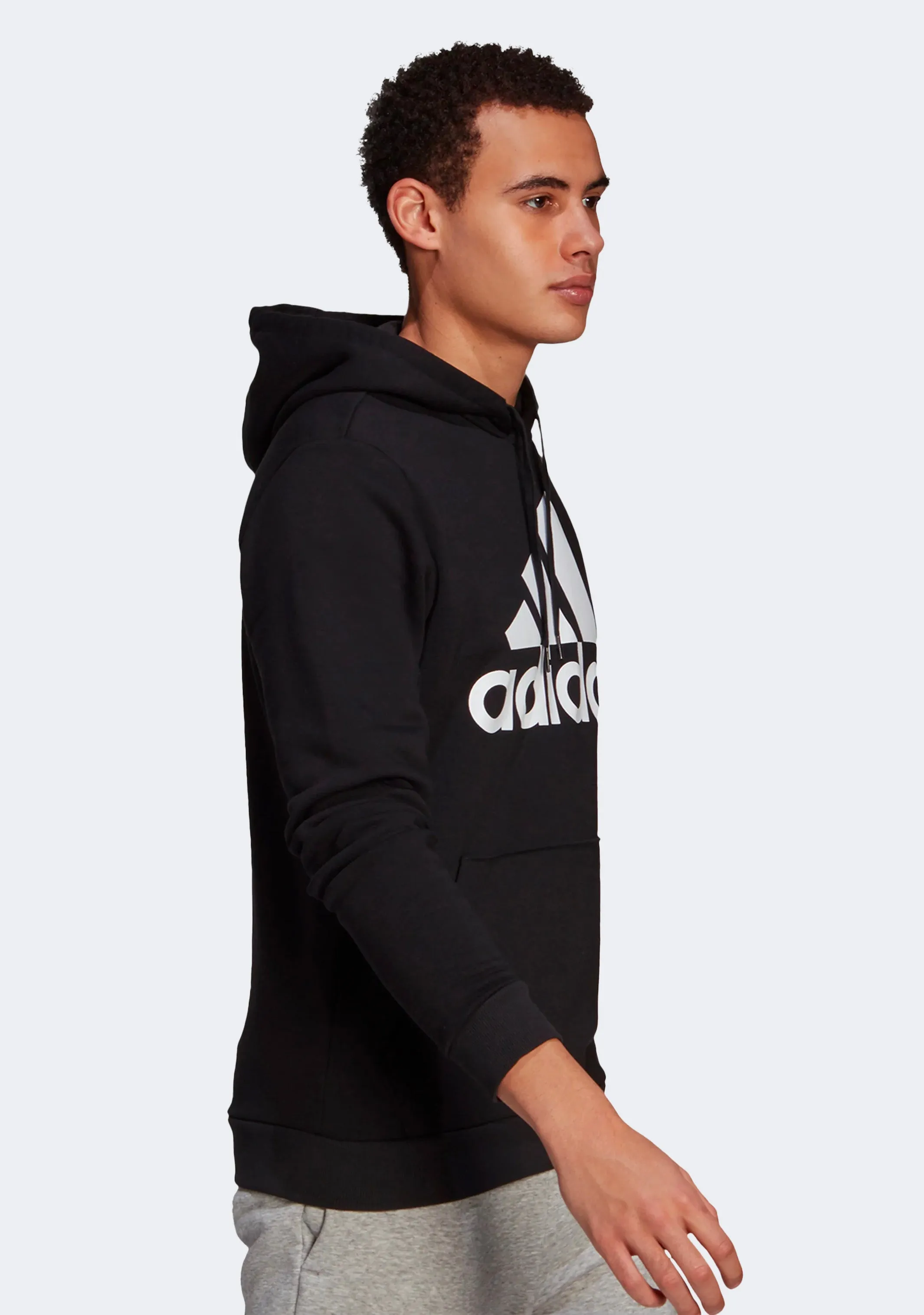 Adidas Men??s Essentials Big Logo Fleece Hoodie