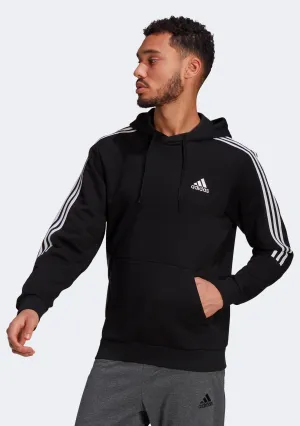 Adidas Men??s Essentials Fleece Cut 3 Stripes Hoodie