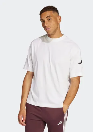 Adidas Men's Essentials Loose Fit 3 Bar Logo Tee