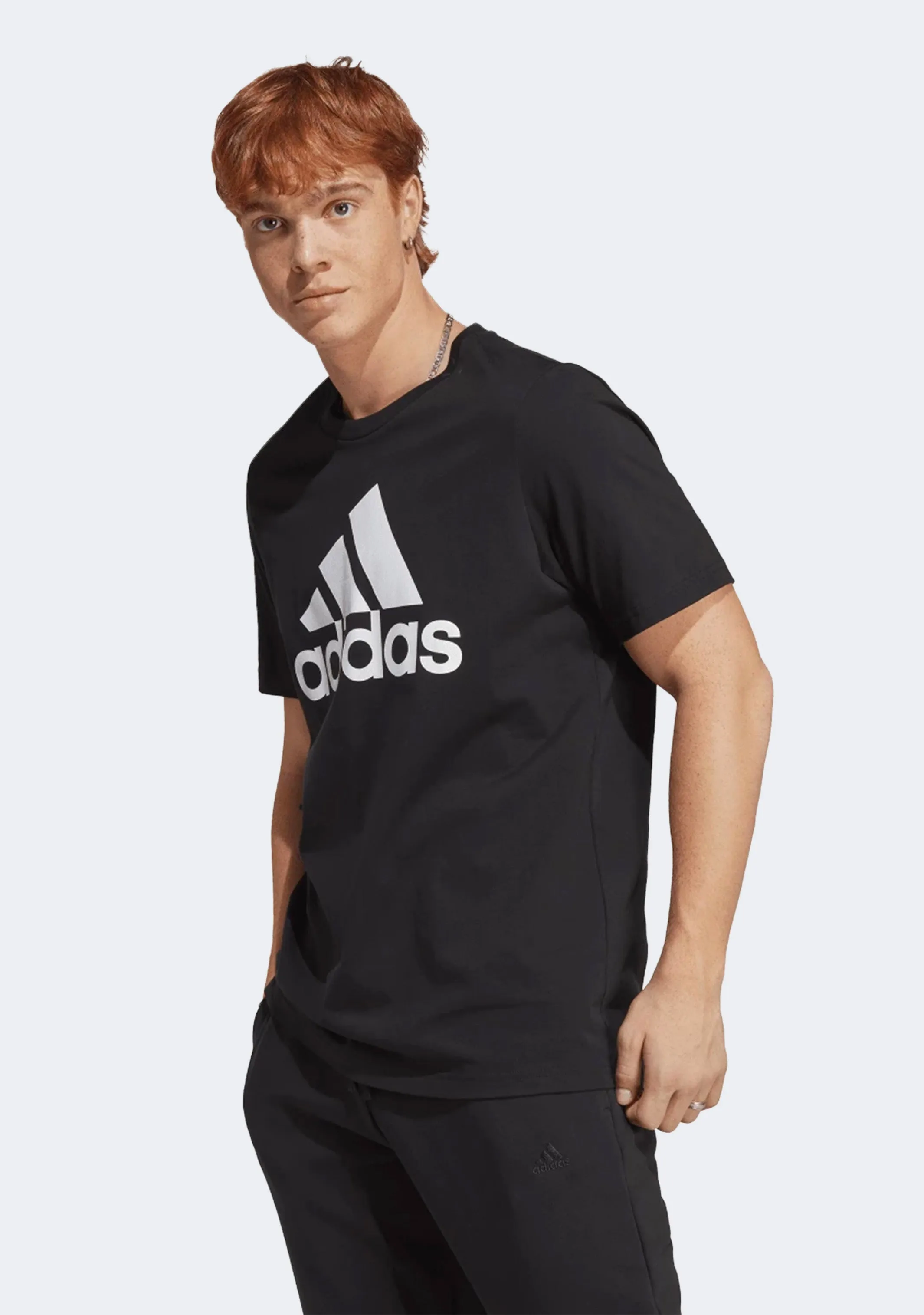 Adidas Men's Essentials Single Jersey Big Logo Tee