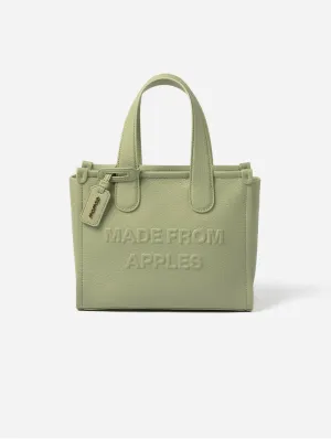 Alma M Apple Leather Vegan Tote Bag | Salvia