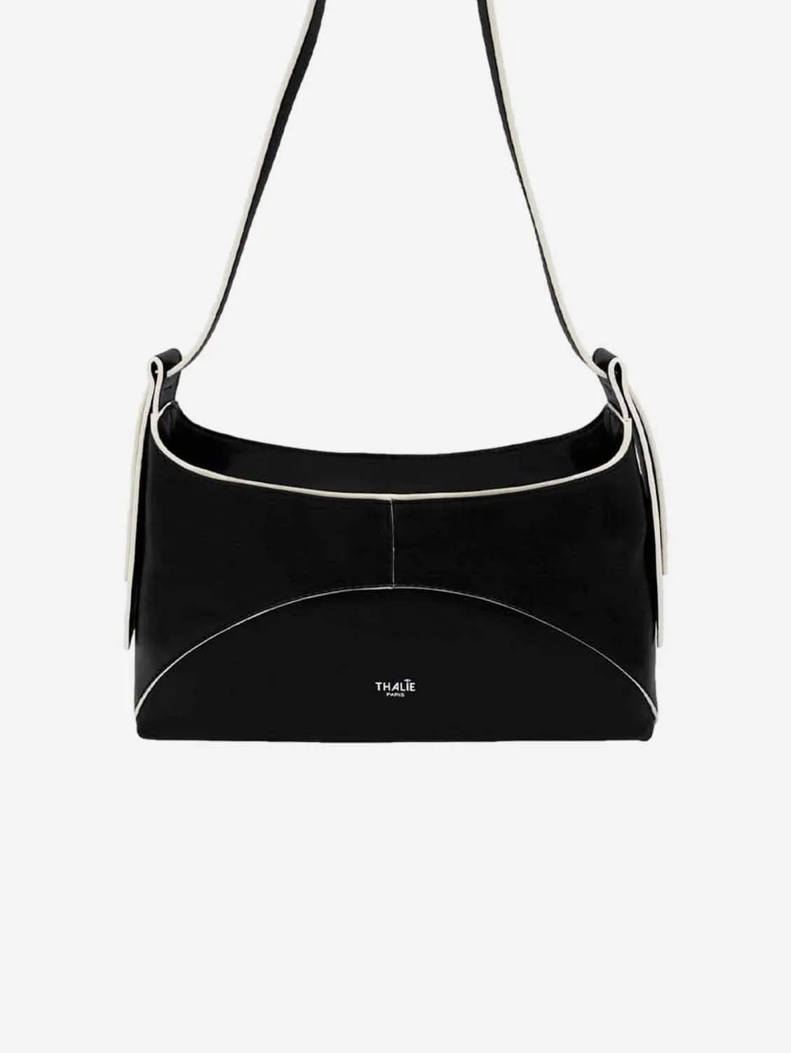 Ambre Desserto? Cactus Leather Vegan Baguette Bag | Black