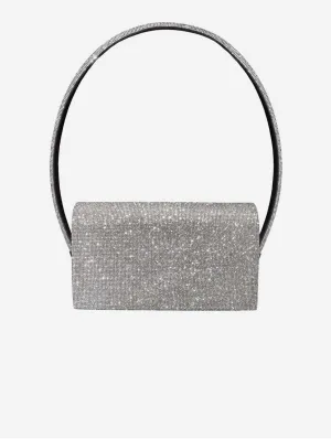 Ava Wonder Vegan Purse | Silver & Black