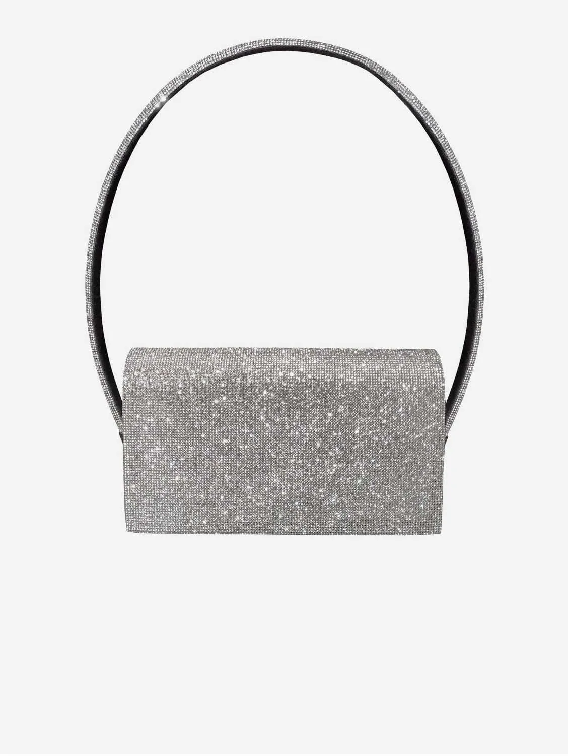 Ava Wonder Vegan Purse | Silver & Black
