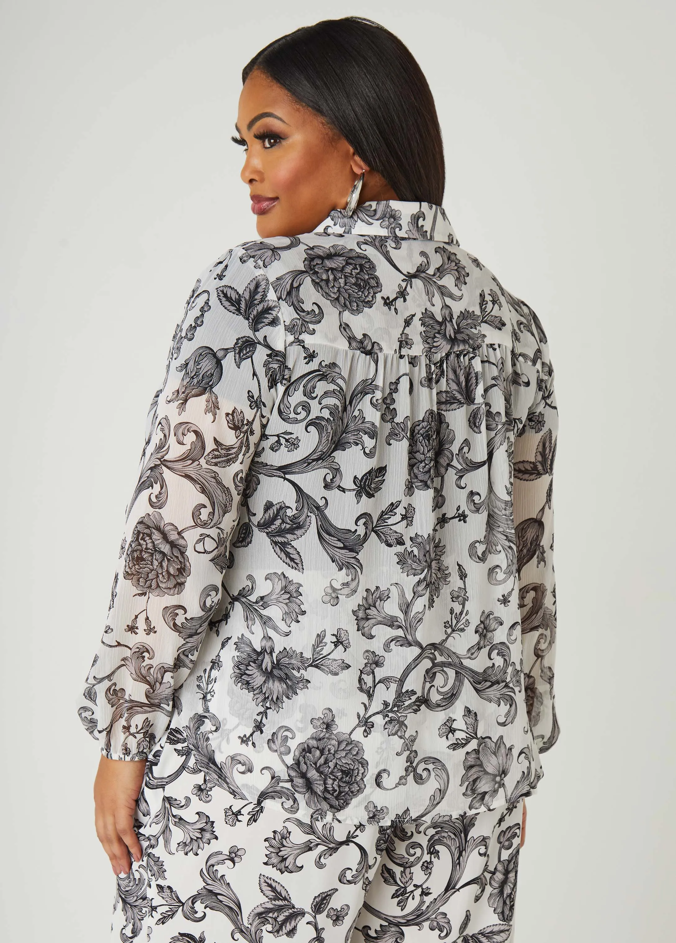 Baroque Print Shirt