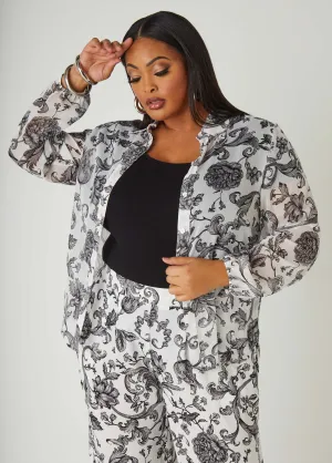 Baroque Print Shirt