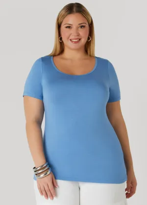 Basic Scoop Neck Tee