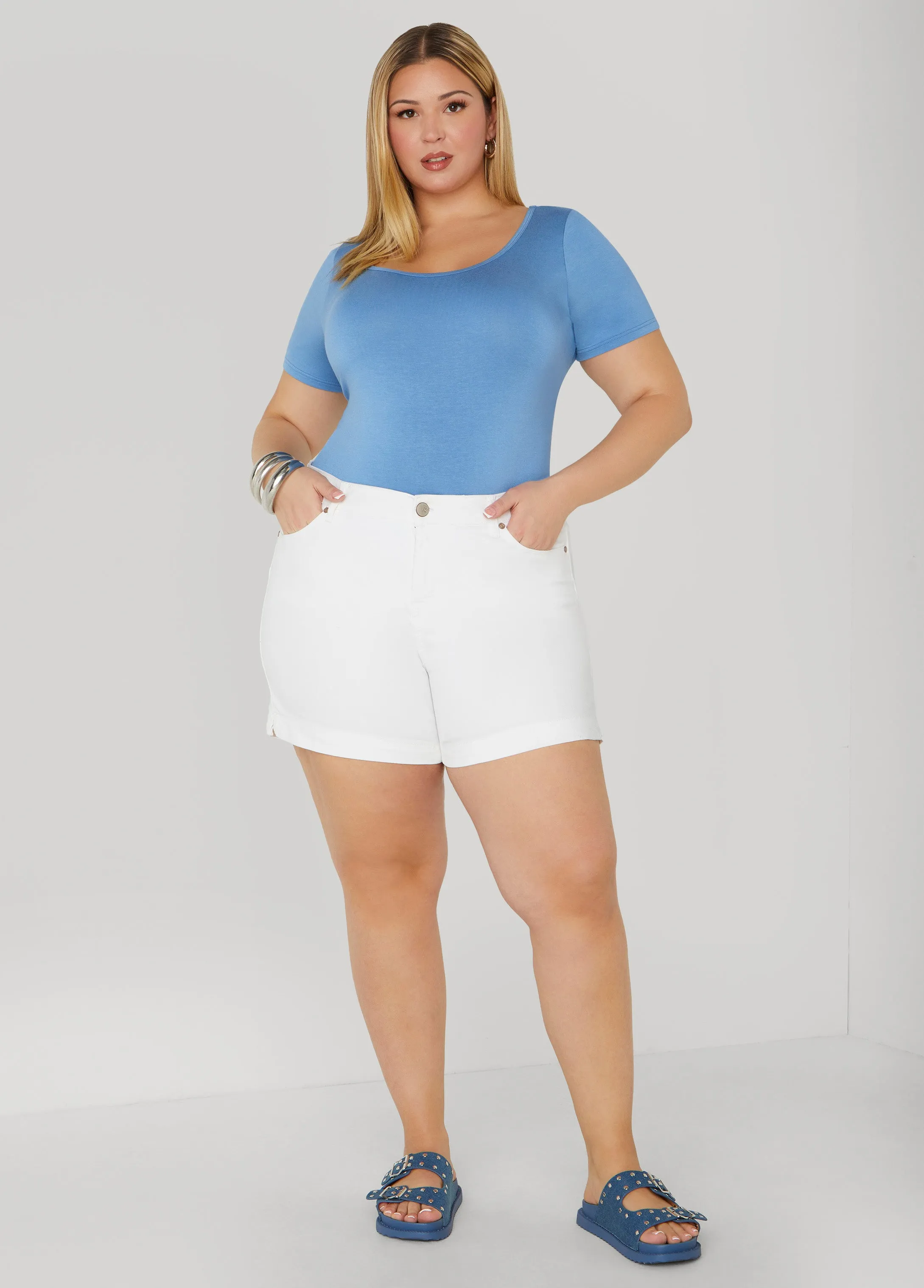 Basic Scoop Neck Tee