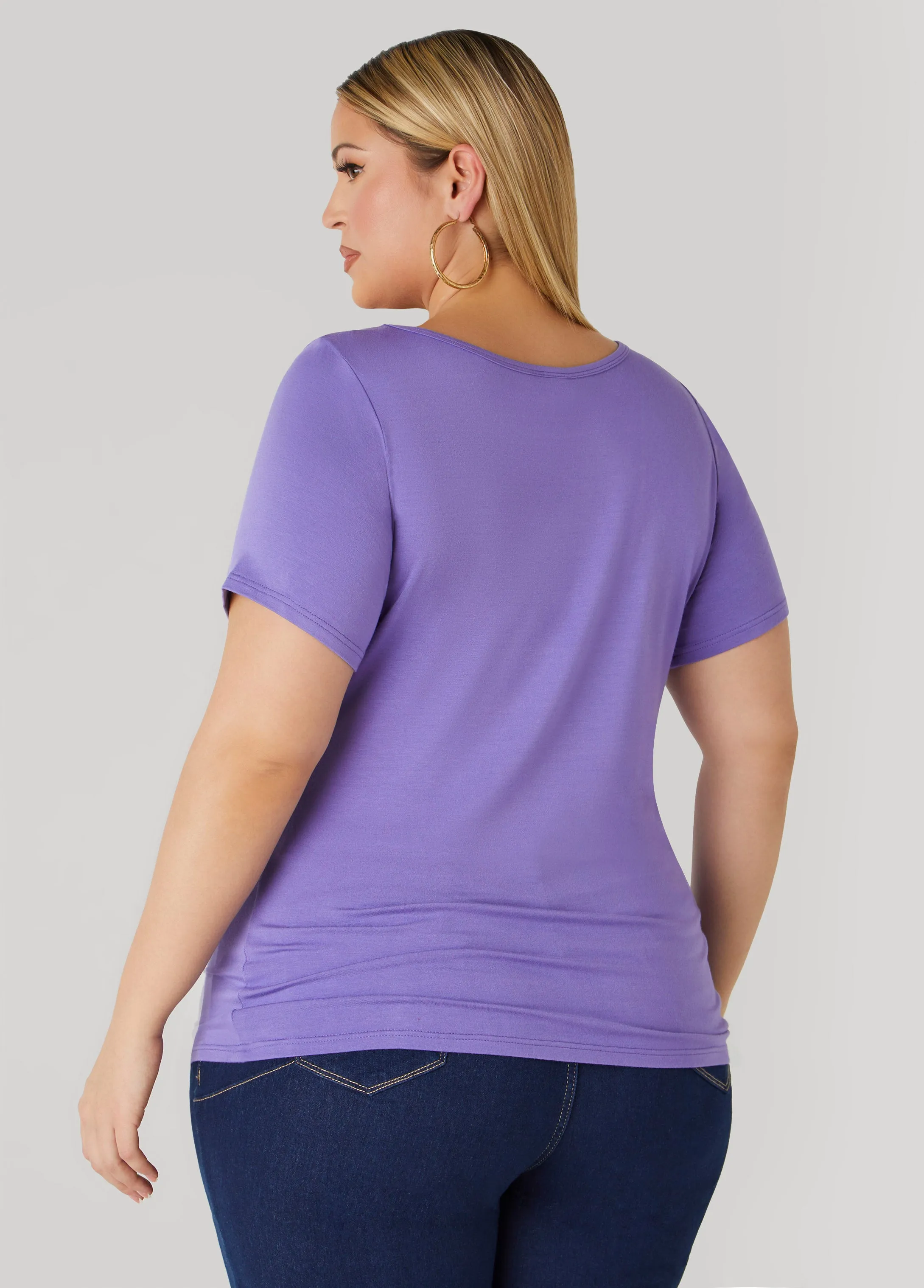 Basic Scoop Neck Tee