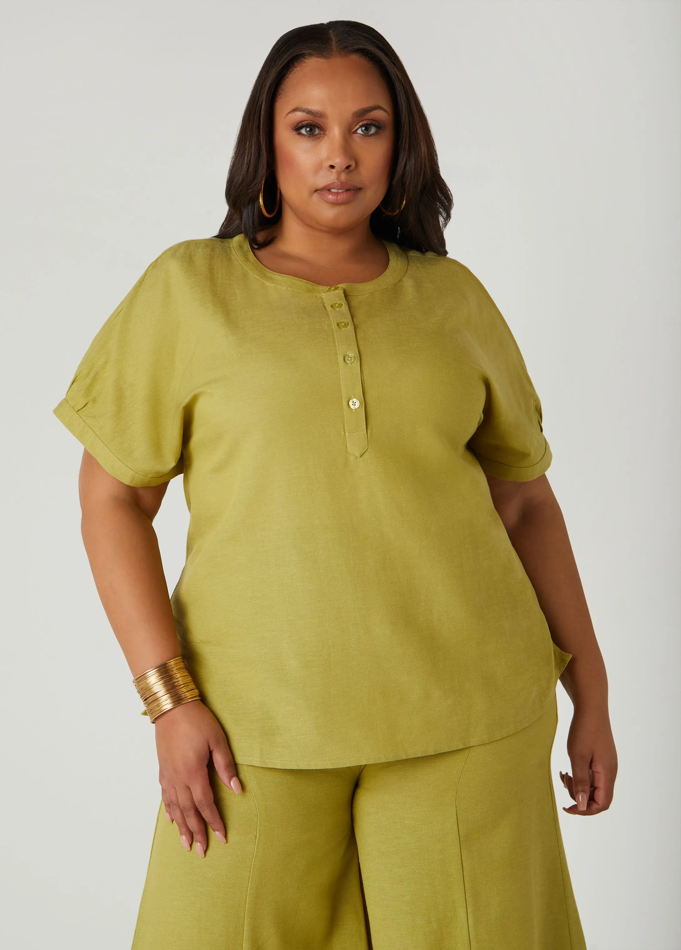 Button Front Tunic