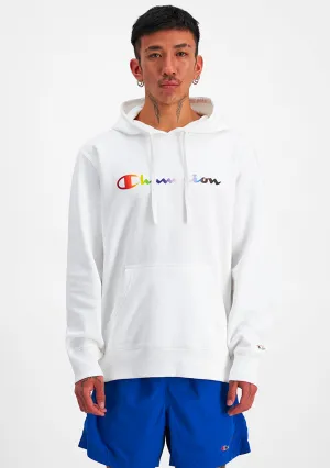 Champion Men??s Athletic Pride Script Hoodie
