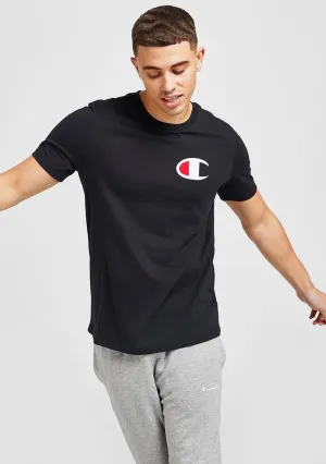 Champion Men??s C Logo Short Sleeve Tee Black