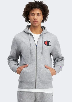 Champion Men??s C Logo Zip Hoodie