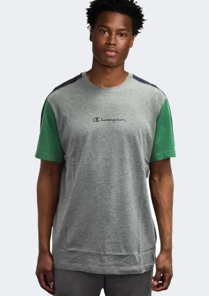 Champion Men??s EU Mod Block Tee Grey/Green