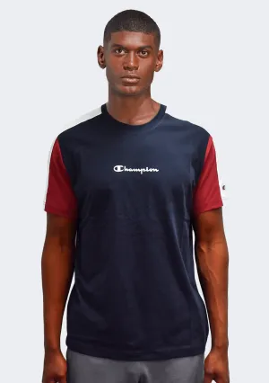 Champion Men??s EU Mod Block Tee Red/Navy