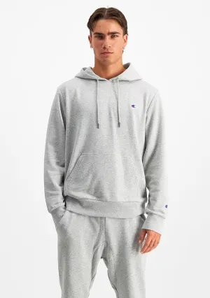Champion Men??s Lightweight French Terry C Logo Hoodie Oxford Heather