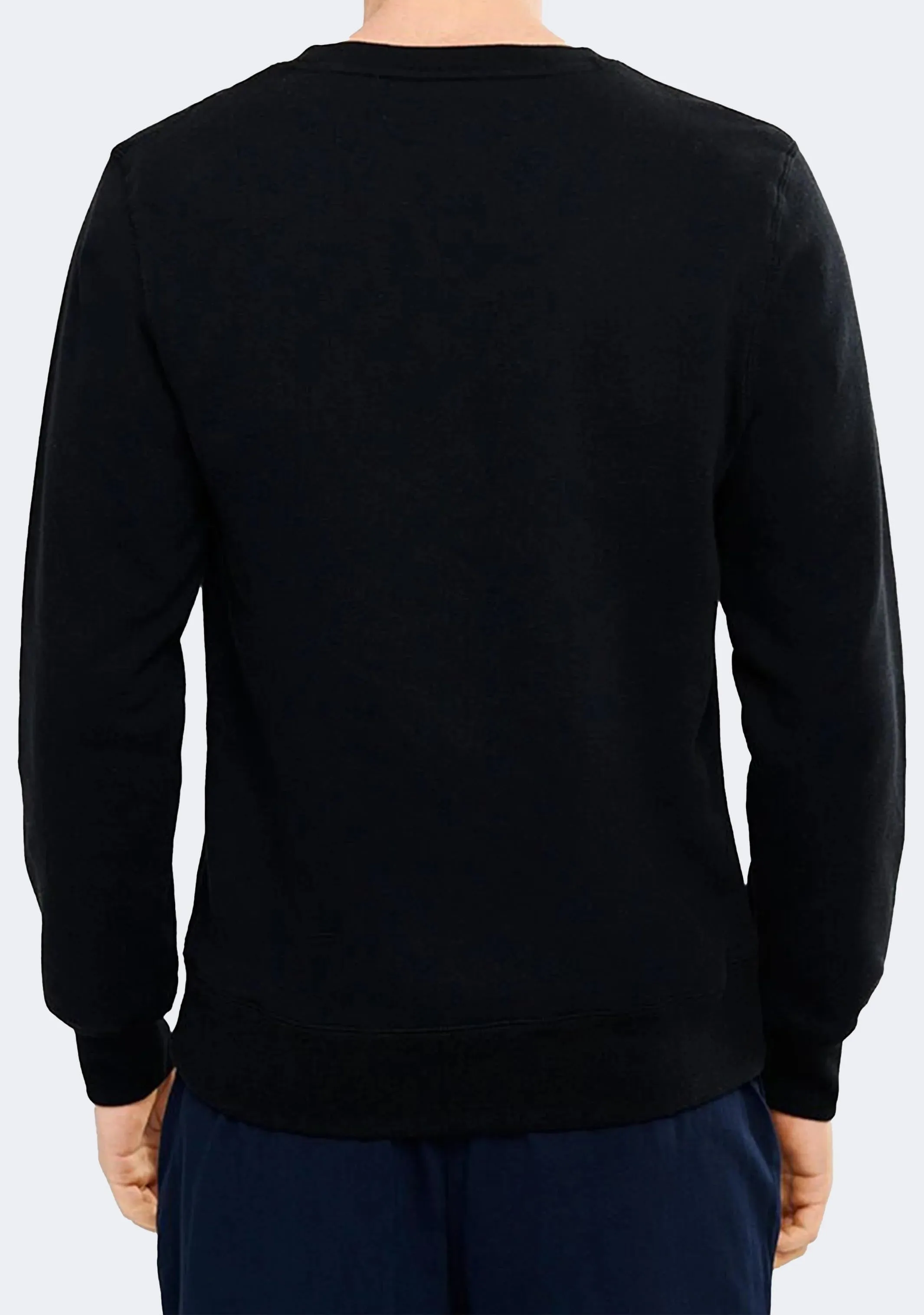 Champion Men??s Script Crew Black