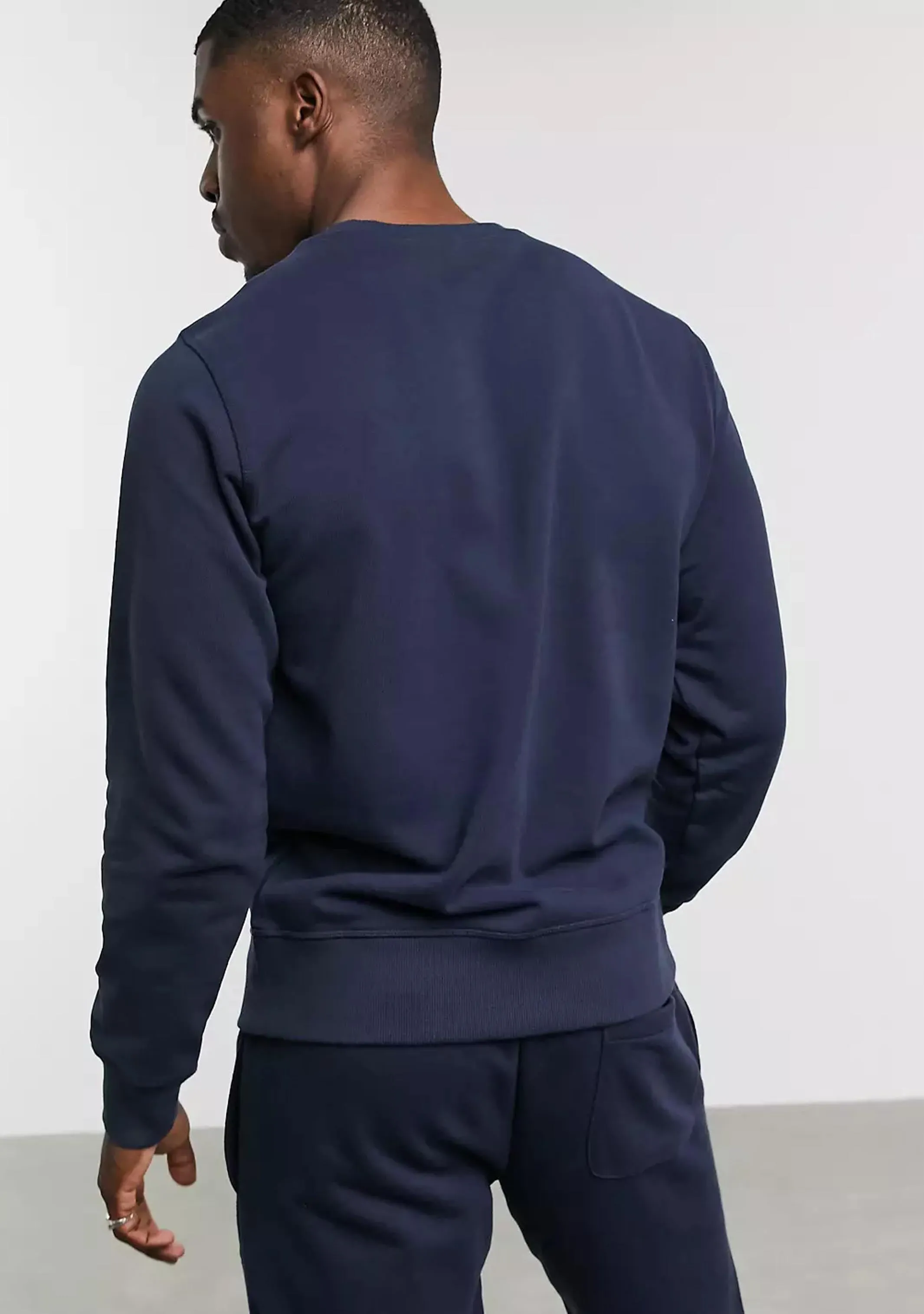 Champion Men??s Script Crew Navy