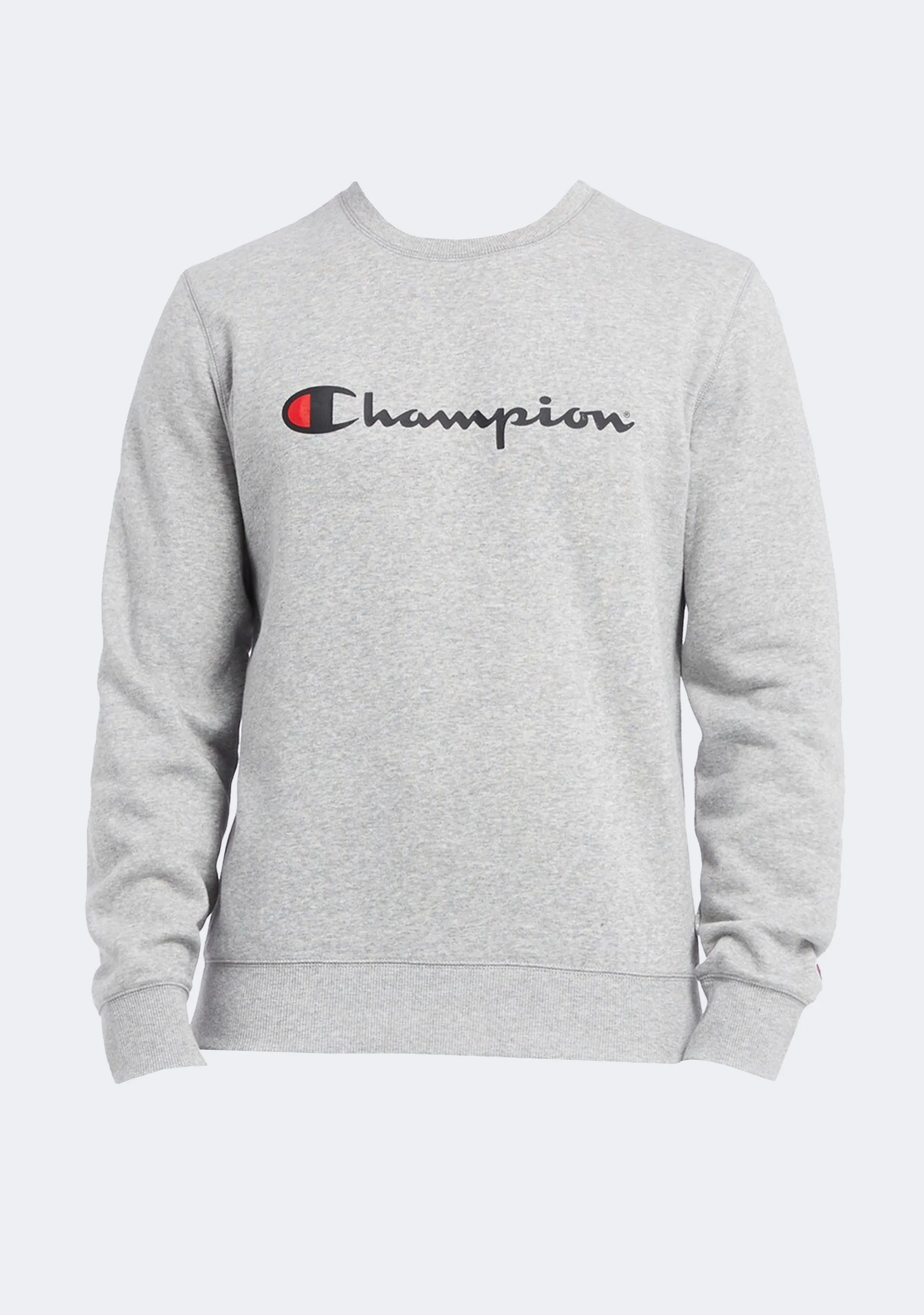 Champion Men??s Script Crew Oxford Heather