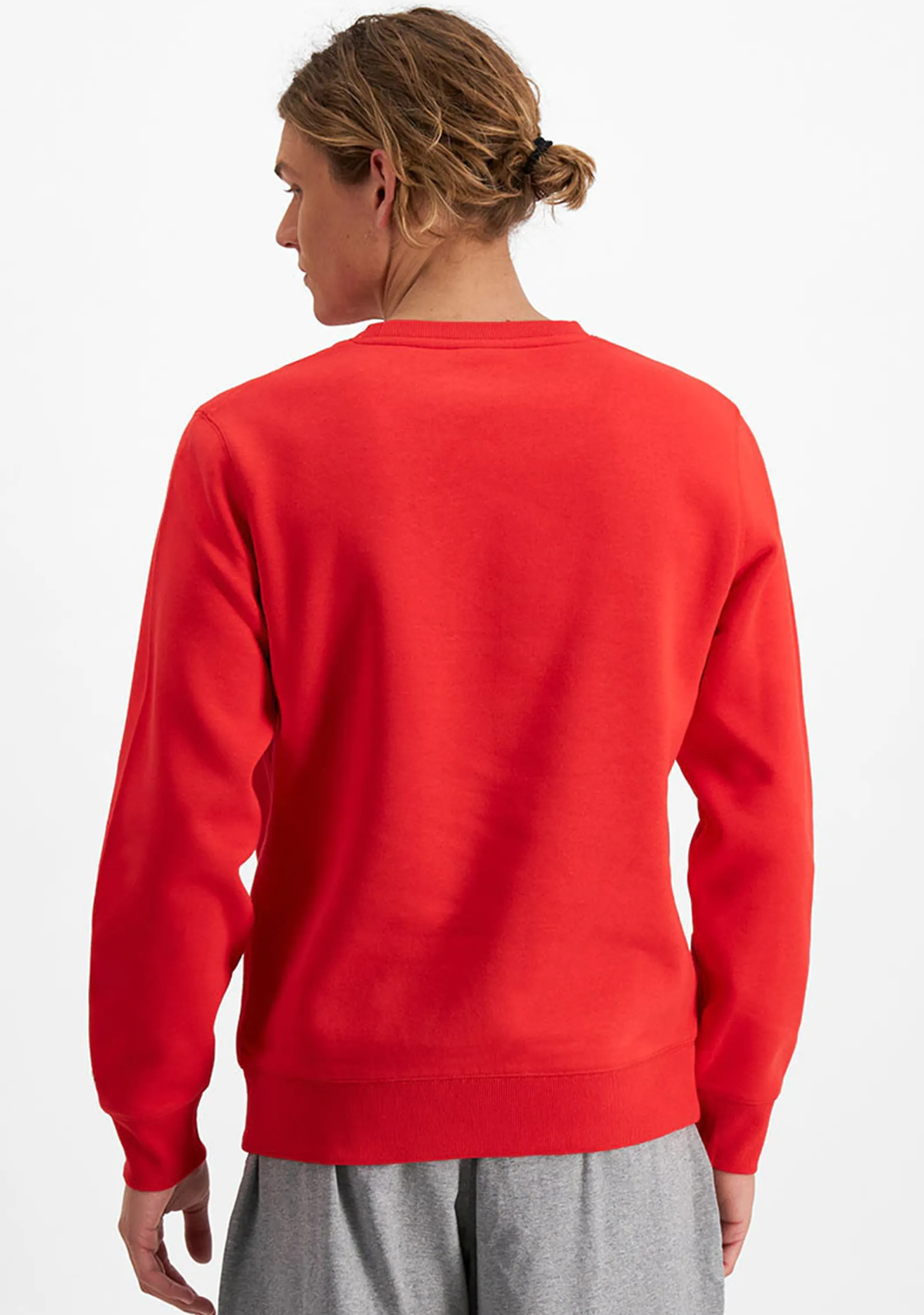 Champion Men??s Script Crew Red