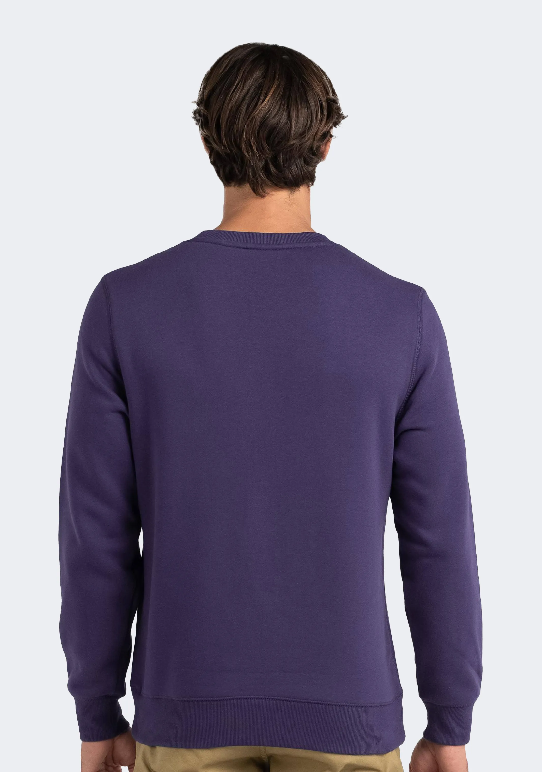 Champion Men??s Script Crew Violet
