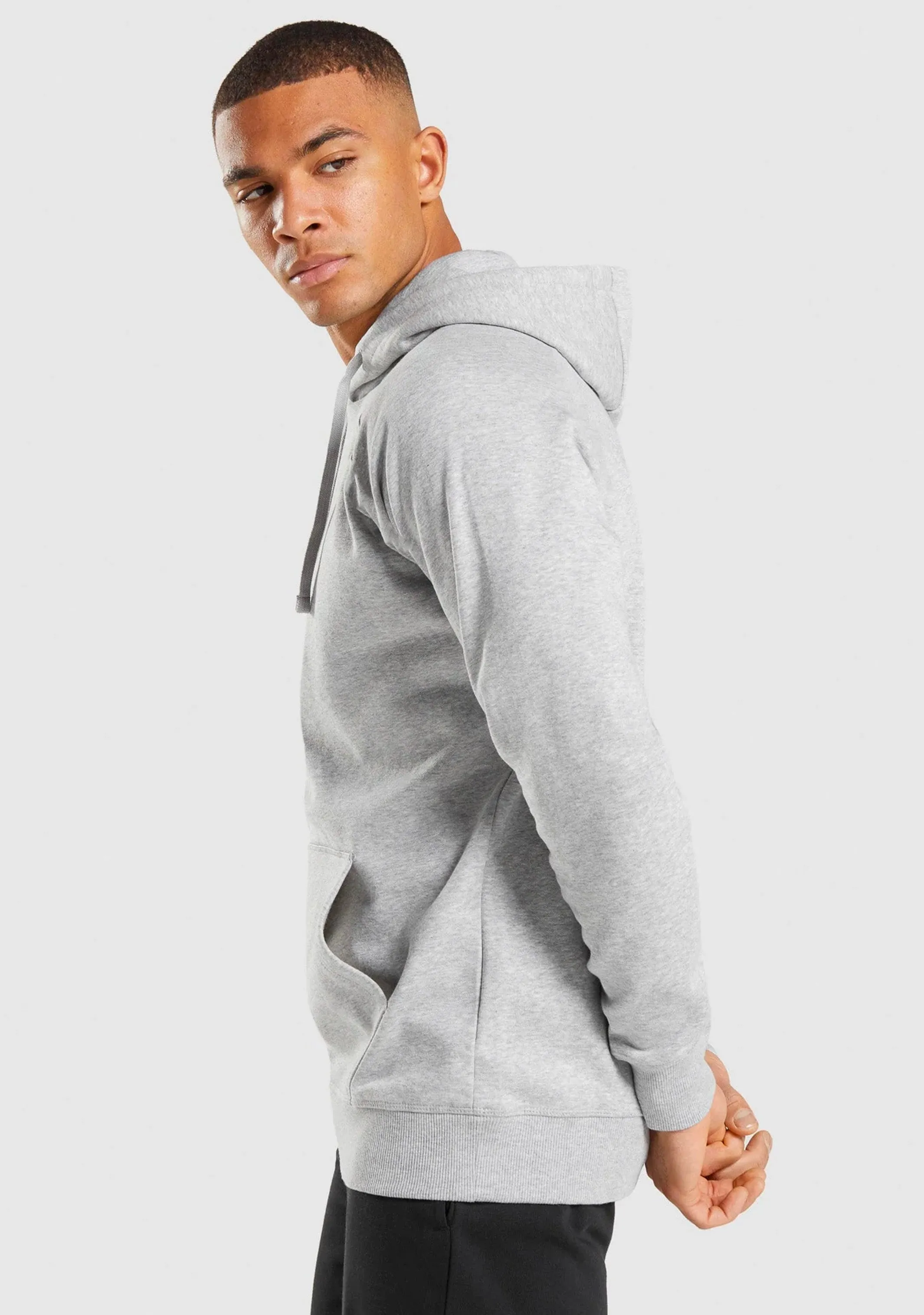 Champion Men??s Script Hoodie Grey