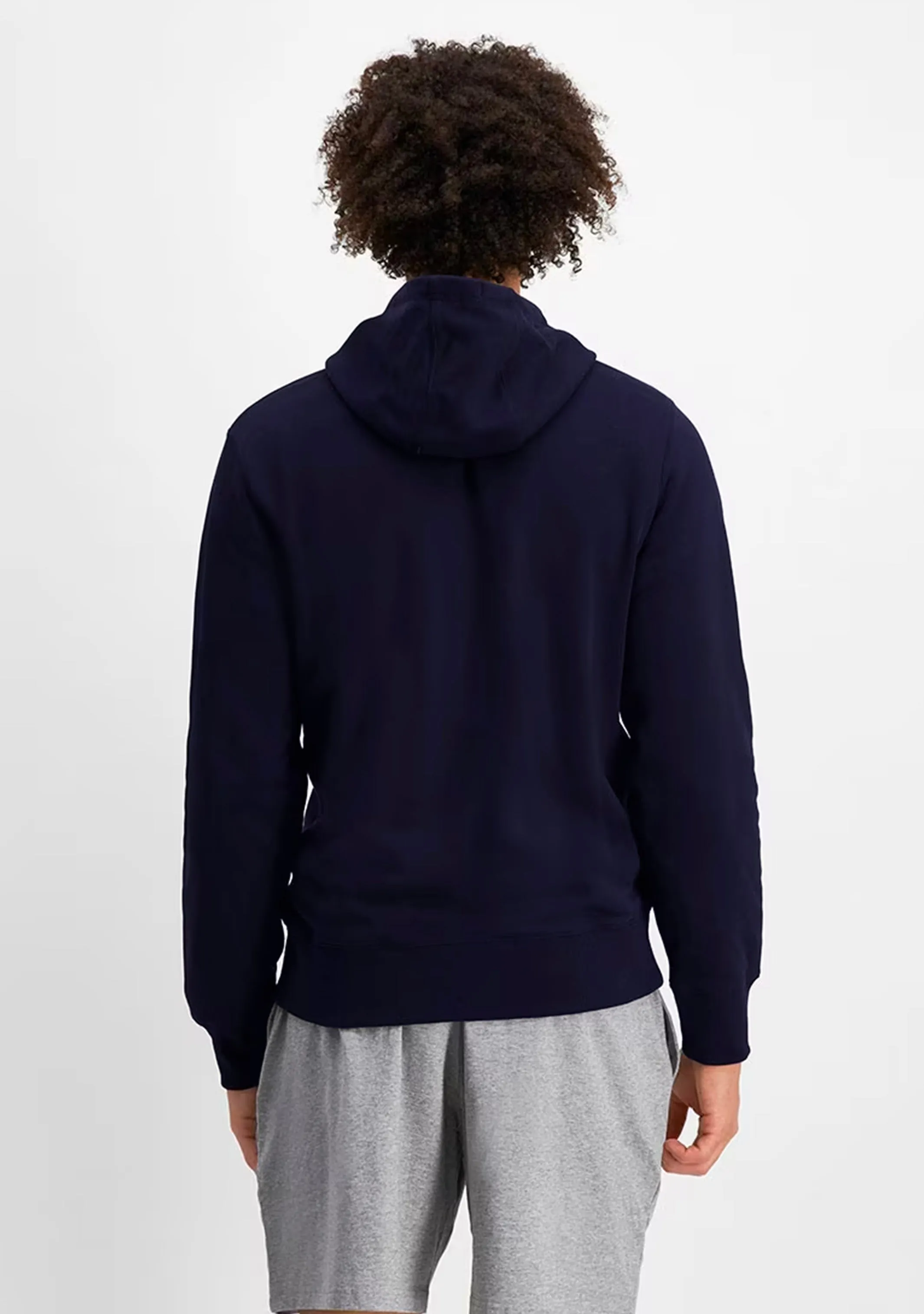 Champion Men??s Script Hoodie Navy