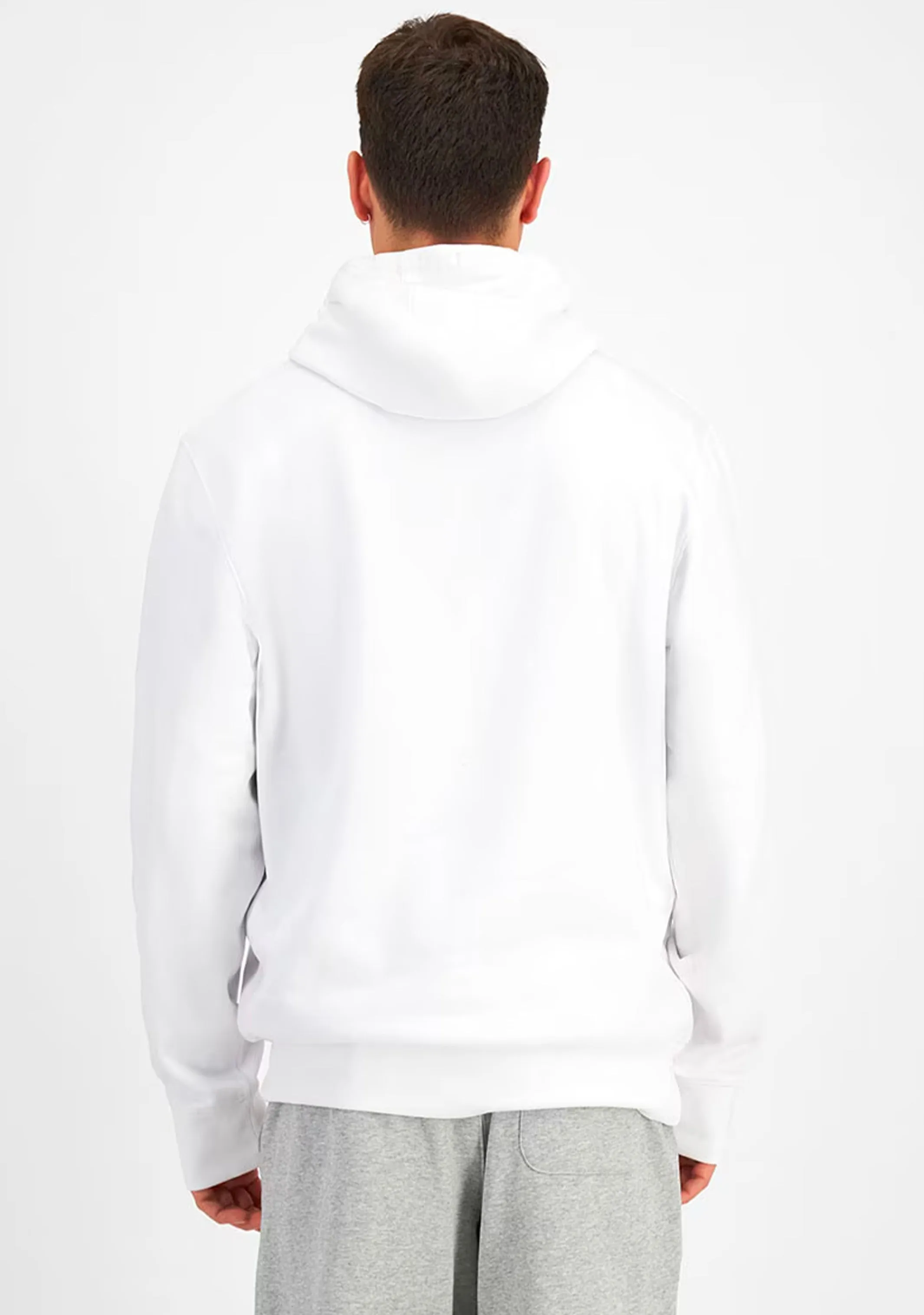Champion Men's Script Hoodie White