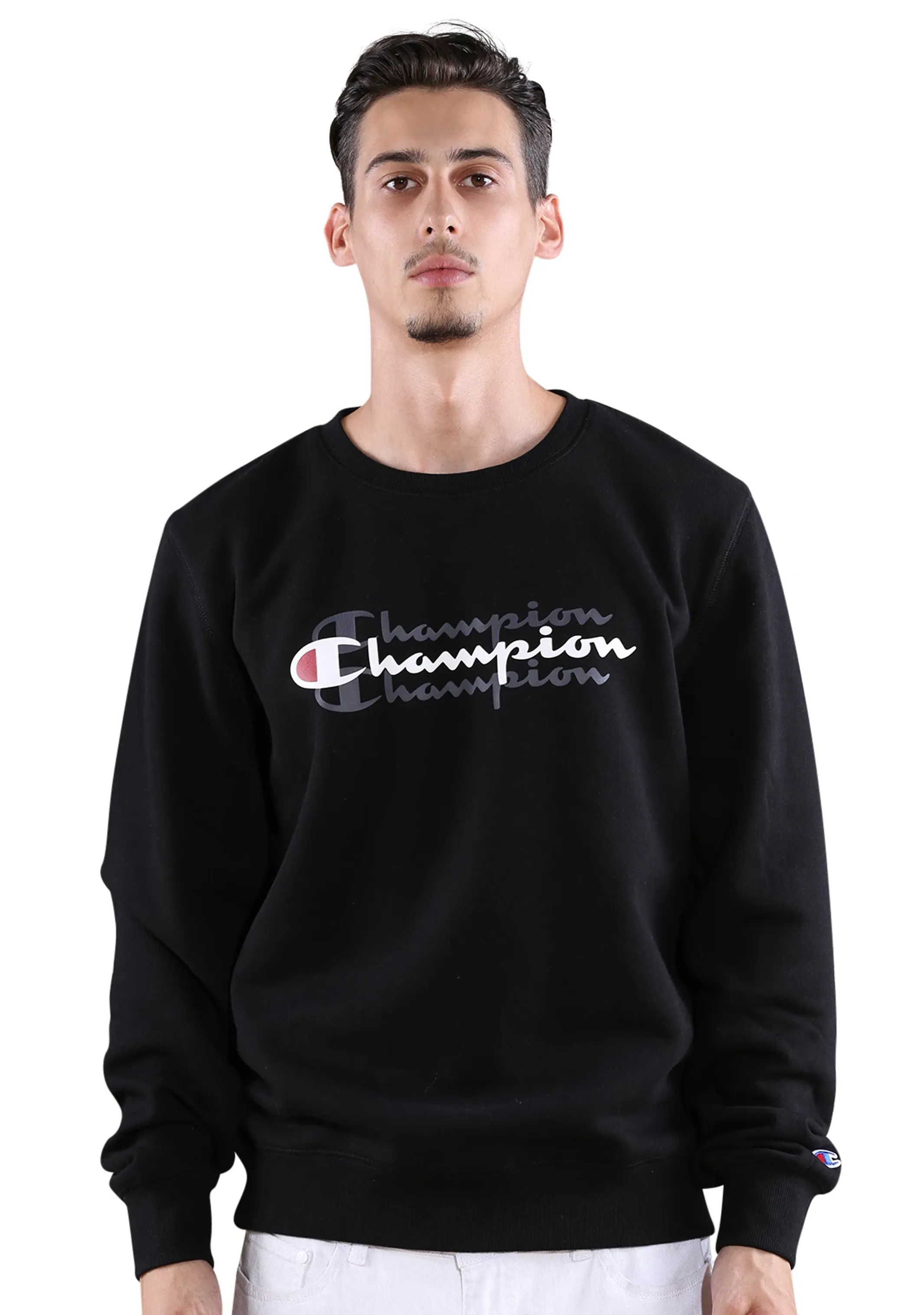 Champion Men??s Sporty Graphic Crew