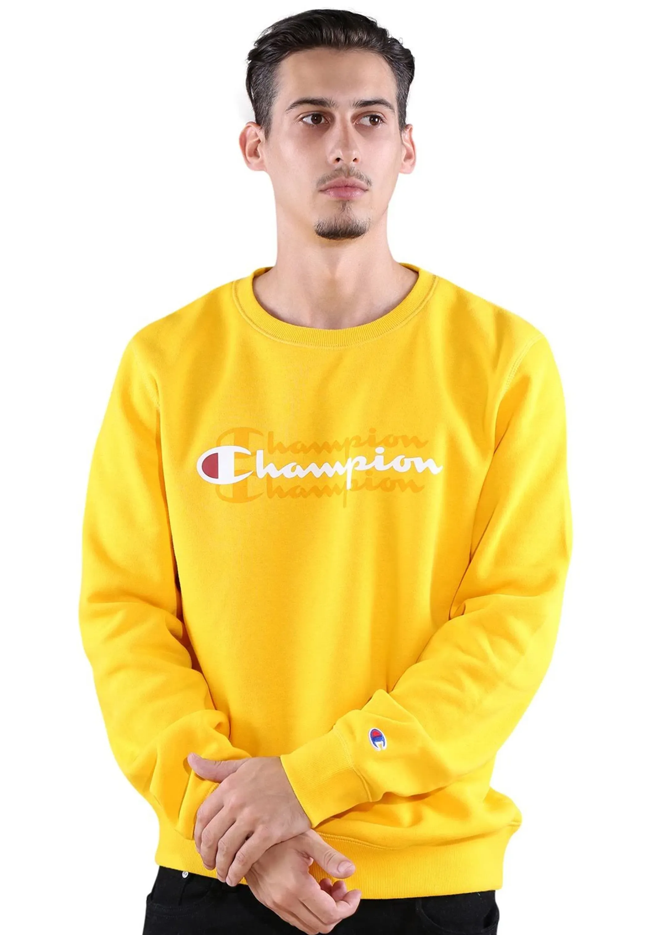 Champion Men??s Sporty Graphic Crew