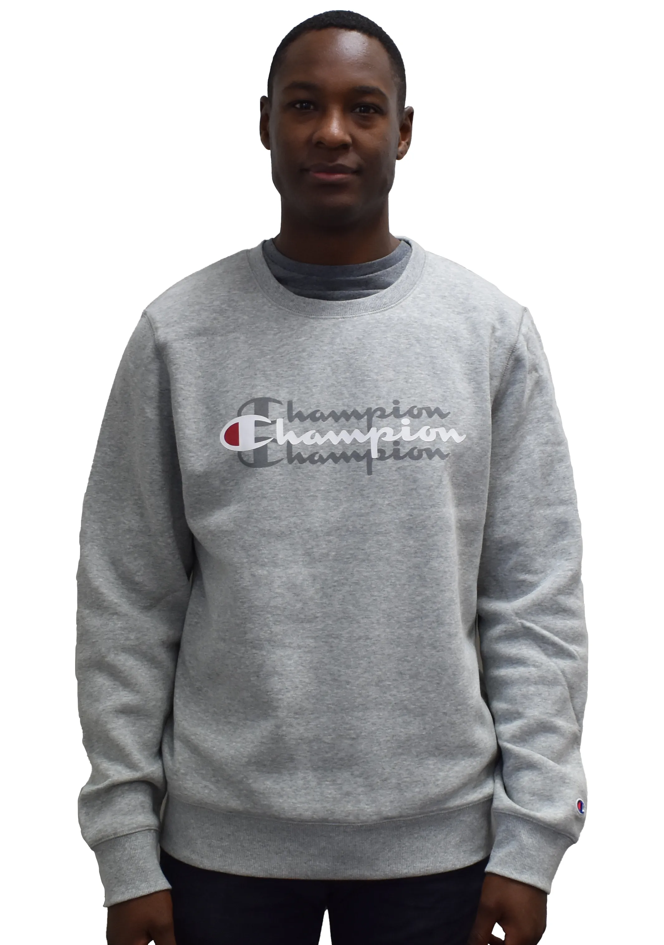Champion Men??s Sporty Graphic Crew