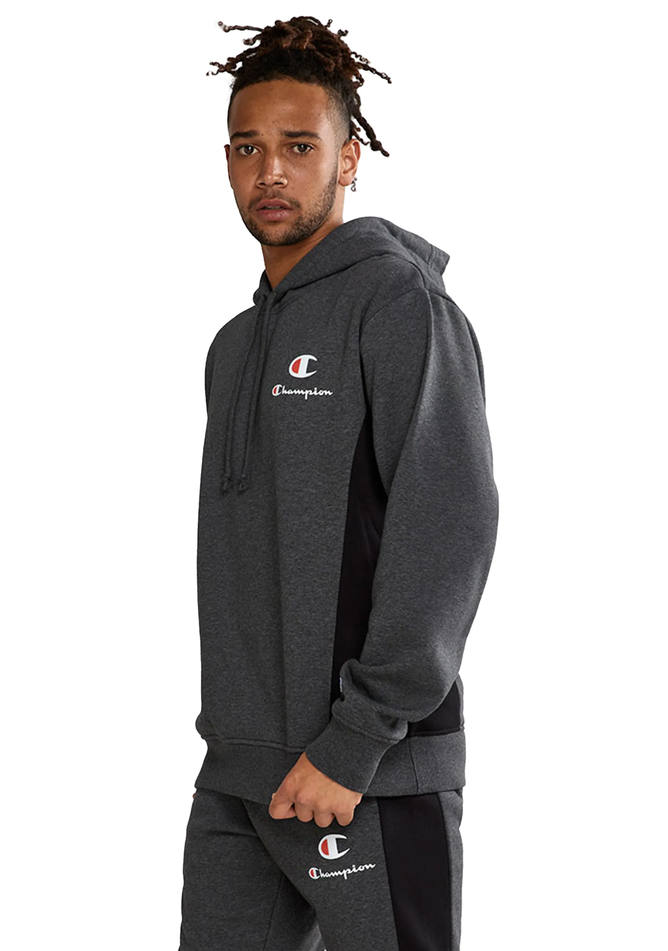 Champion Men??s Sporty Panel Hoodie