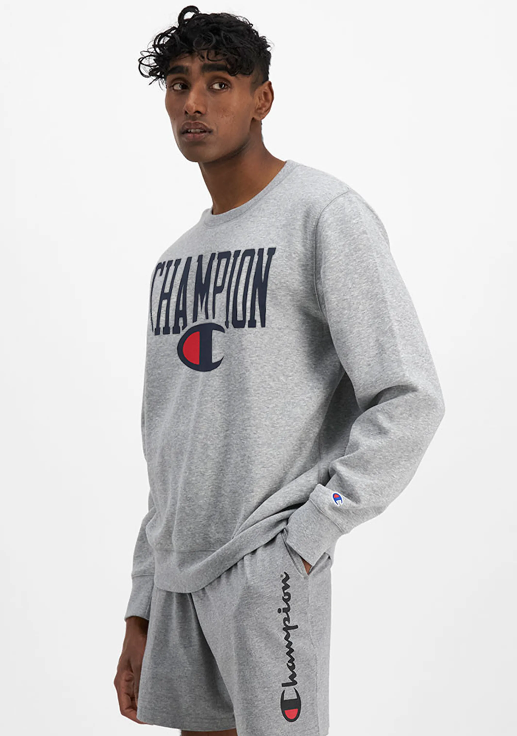 Champion Men??s SPS Graphic Print Crew
