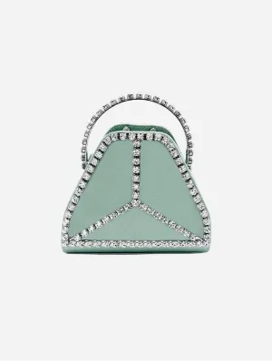 Cleo Mini Strass Vegan Bag | Mint