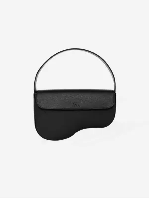 Clover MIRUM? Vegan Leather Saddle Bag | Black