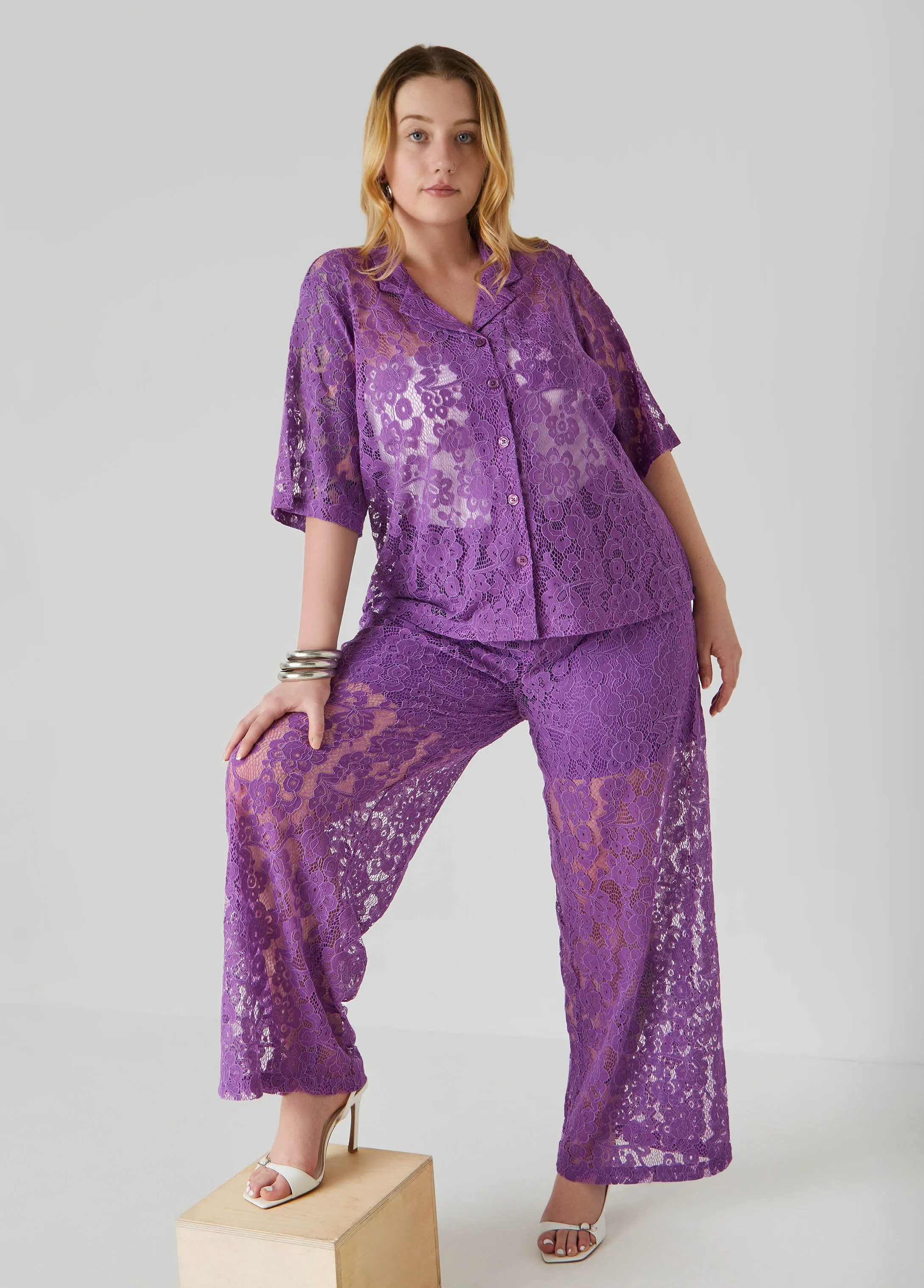Corded Lace Shirt