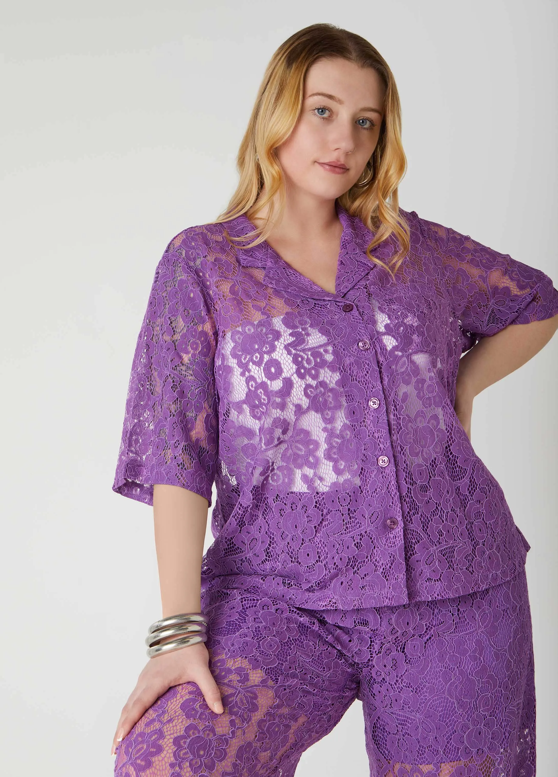 Corded Lace Shirt