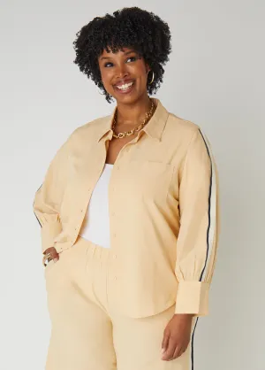 Cotton And Linen Blend Shirt