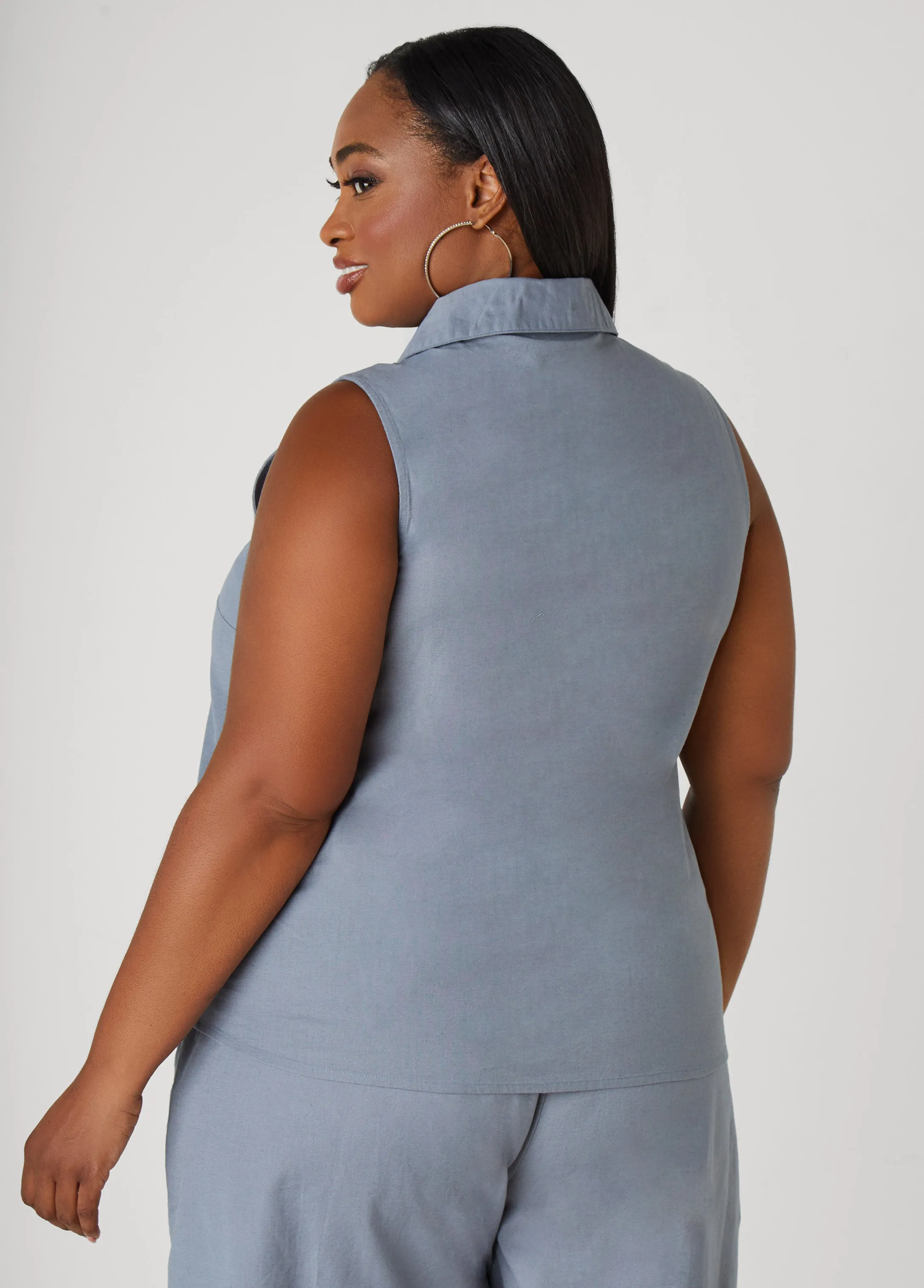 Cotton And Linen Blend Shirt