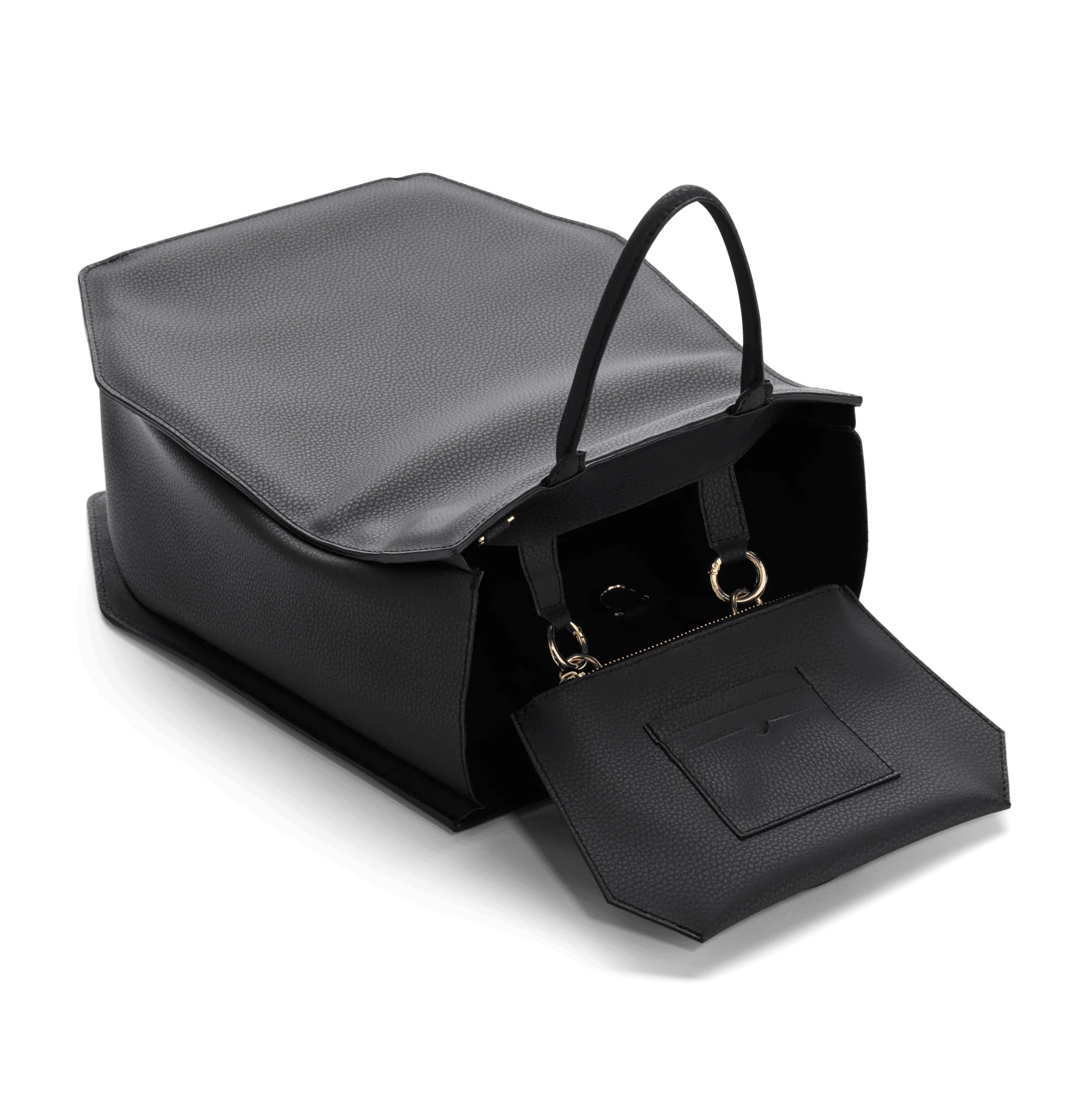 Elay MIRUM? Leather Vegan Tote Bag | Black