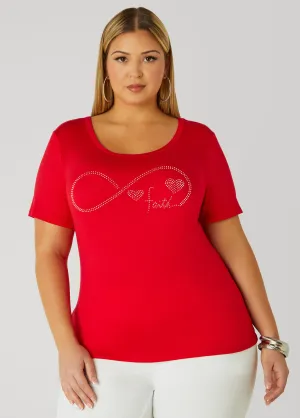 Faith Crystal Tee