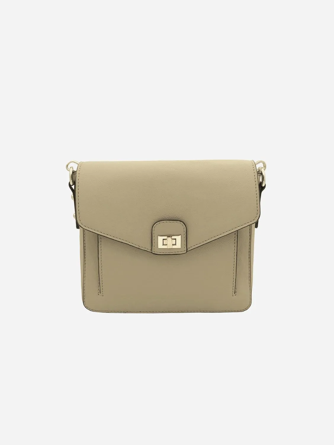 Faustine Desserto? Cactus Leather Vegan Crossbody Bag | Beige