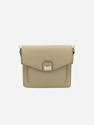 Faustine Desserto? Cactus Leather Vegan Crossbody Bag | Beige