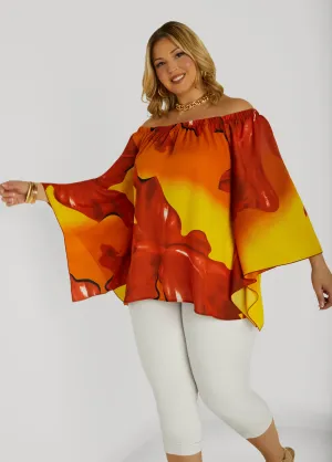 Floral Off The Shoulder Blouse