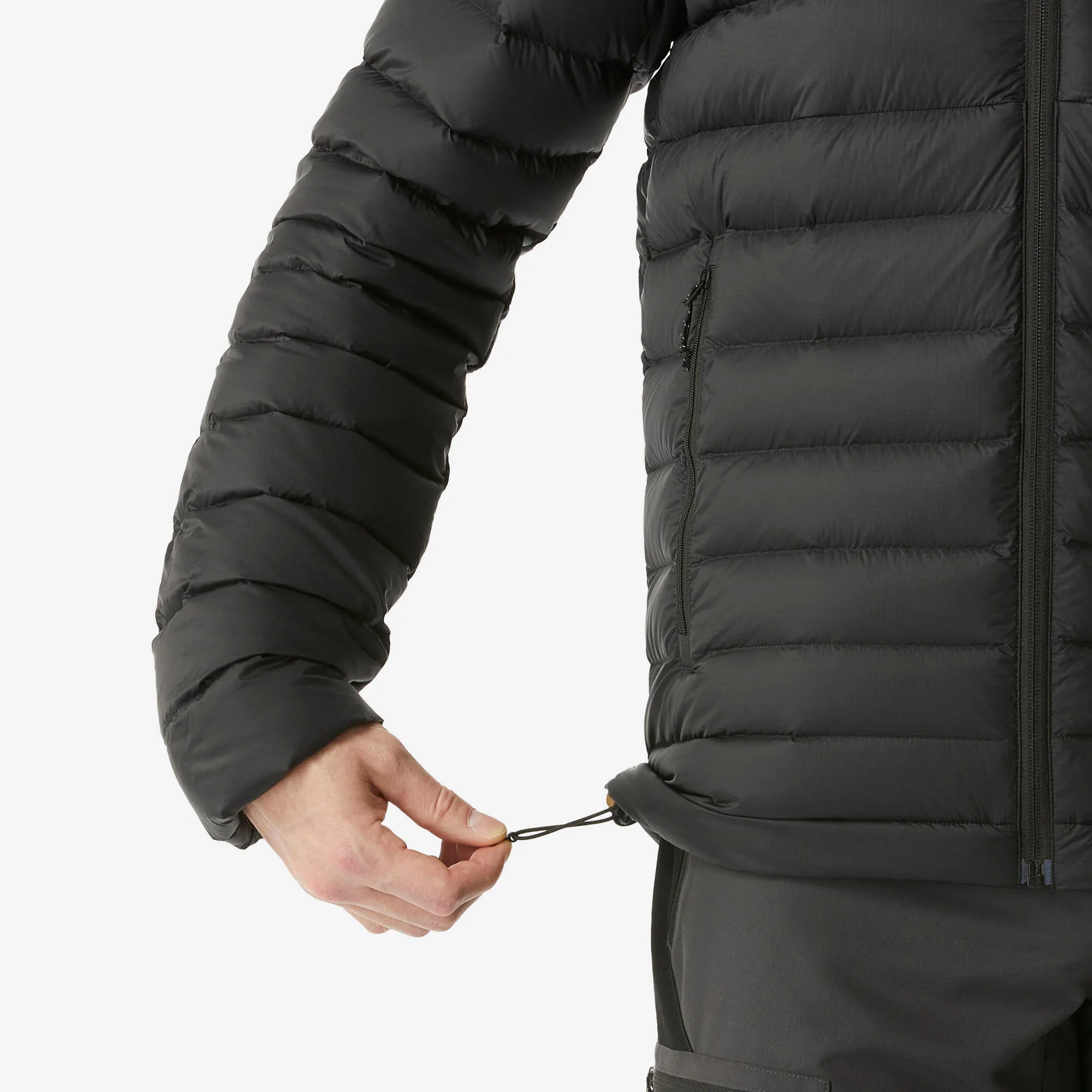 Forclaz Men's mountain and Backpacking padded and hooded jacket - MT500 14??F